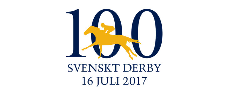 Symbol for the Swedish Derby 100 year celebration